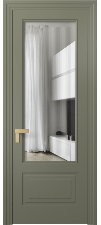 Дверь межкомнатная Рокка 8342 Матовый оливковый тёмный Прозрачное стекло с гравировкой "Каннелюры", триплекс Каскадный компланарный наличник МОТ Цена 91899 ₽ Наличники уже входят в базовый комплект. Фабрика дверей Волховец 8 (800) 551 43 19 Межкомнатная дверь Рокка 8342 Матовый оливковый тёмный Прозрачное стекло с гравировкой "Каннелюры", триплекс Цена 91899 ₽ | Volhovec