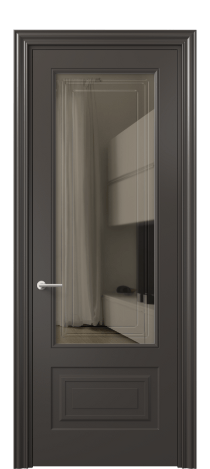 Дверь межкомнатная Mascot 8442 Матовый антрацит Прозрачное бронзовое стекло с гравировкой "Грани", триплекс Фигурный наличник МАН Цена 82499 ₽ Наличники уже входят в базовый комплект. Фабрика дверей Волховец 8 (800) 551 43 19 Межкомнатная дверь Mascot 8442 Матовый антрацит Прозрачное бронзовое стекло с гравировкой "Грани", триплекс Цена 82499 ₽ | Volhovec