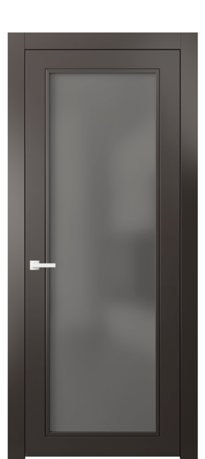 Дверь межкомнатная Neo Classic 8000 Матовый антрацит Сатинированное серое стекло, триплекс, 8 мм Гладкий компланарный наличник МАН Цена 56239 ₽ Наличники уже входят в базовый комплект. Фабрика дверей Волховец 8 (800) 551 43 19 Межкомнатная дверь Neo Classic 8000 Матовый антрацит Сатинированное серое стекло, триплекс, 8 мм Цена 56239 ₽ | Volhovec