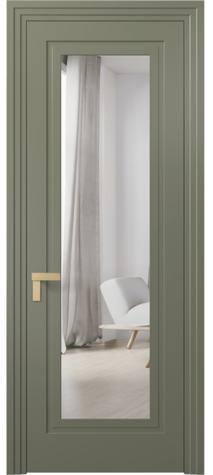 Дверь межкомнатная Rocca 8303 Матовый оливковый тёмный Двустороннее зеркало, триплекс, 7 мм Каскадный компланарный наличник МОТ Цена 77899 ₽ Наличники уже входят в базовый комплект. Фабрика дверей Волховец 8 (800) 551 43 19 Межкомнатная дверь Rocca 8303 Матовый оливковый тёмный Двустороннее зеркало, триплекс, 7 мм Цена 77899 ₽ | Volhovec