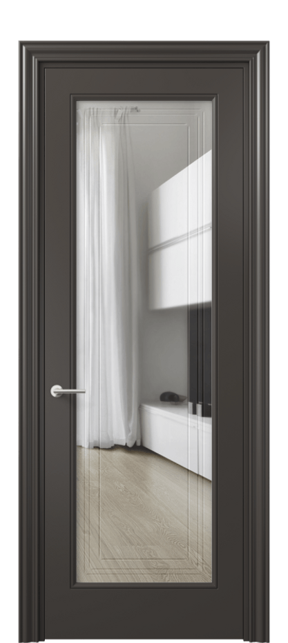 Дверь межкомнатная Mascot 8400 Матовый антрацит Прозрачное стекло с гравировкой "Грани", триплекс, 7 мм Фигурный наличник МАН Цена 62079 ₽ Наличники уже входят в базовый комплект. Фабрика дверей Волховец 8 (800) 551 43 19 Межкомнатная дверь Mascot 8400 Матовый антрацит Прозрачное стекло с гравировкой "Грани", триплекс, 7 мм Цена 62079 ₽ | Volhovec