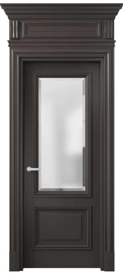 Дверь межкомнатная Антик 7302 Матовый антрацит Сатинированное стекло с фацетом КЭП + Объёмный фриз + Карниз МАН Цена 163659 ₽ Наличники уже входят в базовый комплект. Фабрика дверей Волховец 8 (800) 551 43 19 Межкомнатная дверь Антик 7302 Матовый антрацит Сатинированное стекло с фацетом Цена 163659 ₽ | Volhovec