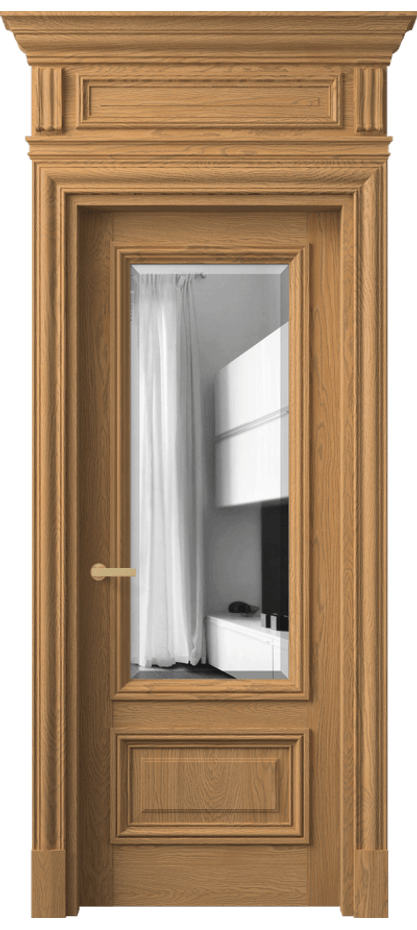 Дверь межкомнатная Antique 7306 Дуб пшеничный матовый Двустороннее зеркало с фацетом, триплекс КЭП + Объёмный фриз + Карниз ДПШ.М Цена 271349 ₽ Наличники уже входят в базовый комплект. Фабрика дверей Волховец 8 (800) 551 43 19 Межкомнатная дверь Antique 7306 Дуб пшеничный матовый Двустороннее зеркало с фацетом, триплекс Цена 271349 ₽ | Volhovec