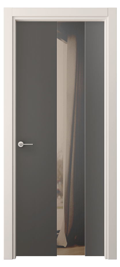 Дверь межкомнатная Фридом 4226 ПЭТ графитовый Двустороннее бронзовое зеркало, триплекс Классический гладкий наличник ПЭТБ Цена 34699 ₽ Наличники уже входят в базовый комплект. Фабрика дверей Волховец 8 (800) 551 43 19 Межкомнатная дверь Фридом 4226 ПЭТ графитовый Двустороннее бронзовое зеркало, триплекс Цена 34699 ₽ | Volhovec