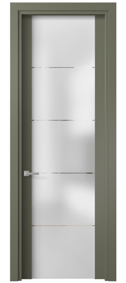 Дверь межкомнатная Планум 4114 Матовый оливковый тёмный Сатинированное стекло с гравировкой «КВАДРО», триплекс Гладкий наличник МОТ Цена 60299 ₽ Наличники уже входят в базовый комплект. Фабрика дверей Волховец 8 (800) 551 43 19 Межкомнатная дверь Планум 4114 Матовый оливковый тёмный Сатинированное стекло с гравировкой «КВАДРО», триплекс Цена 60299 ₽ | Volhovec