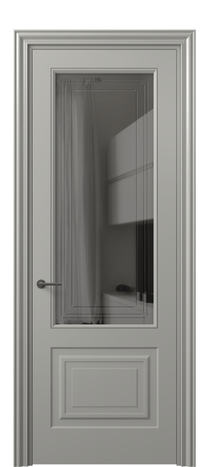 Дверь межкомнатная Mascot 8452 Матовый нейтральный серый Прозрачное серое стекло с гравировкой "Грани", триплекс, 7 мм Фигурный наличник МНСР Цена 77599 ₽ Наличники уже входят в базовый комплект. Фабрика дверей Волховец 8 (800) 551 43 19 Межкомнатная дверь Mascot 8452 Матовый нейтральный серый Прозрачное серое стекло с гравировкой "Грани", триплекс, 7 мм Цена 77599 ₽ | Volhovec