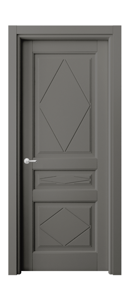 Дверь межкомнатная Toscana Rombo 6345 Бук классический серый Гладкий наличник БКЛС Цена 4190 AZE Наличники уже входят в базовый комплект. Фабрика дверей Волховец 8 (800) 551 43 19 Межкомнатная дверь Toscana Rombo 6345 Бук классический серый Цена 4190 AZE | Volhovec