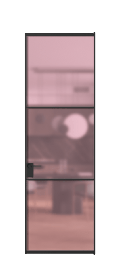 Алюминиевая дверь АЛПЛ040.03 Алюминий Черный Сатинированное розовое стекло, триплекс. Без короба чер Цена 120130 Стоимость комплекта двери включает:
1. Полотно (600/650/700/750/800/850/900/950*2000-2400 мм).
2. Короб
3. Комплект фурнитуры (2 торцевые петли и магнитный замок с ответной планкой). Фабрика дверей Волховец 8 (800) 551 43 19 Алюминиевая дверь АЛПЛ040.03 Алюминий Черный Сатинированное розовое стекло, триплекс Цена 120130 | Volhovec