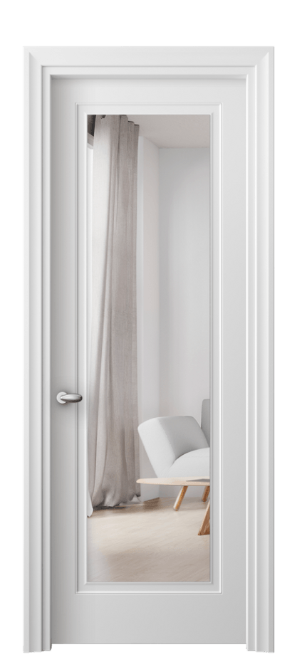 Дверь межкомнатная Esse 8503 Матовый белоснежный Двустороннее зеркало, триплекс, 7 мм Фигурный универсальный наличник МБЛ Цена 65450 ₽ Наличники уже входят в базовый комплект. Фабрика дверей Волховец 8 (800) 551 43 19 Межкомнатная дверь Esse 8503 Матовый белоснежный Двустороннее зеркало, триплекс, 7 мм Цена 65450 ₽ | Volhovec