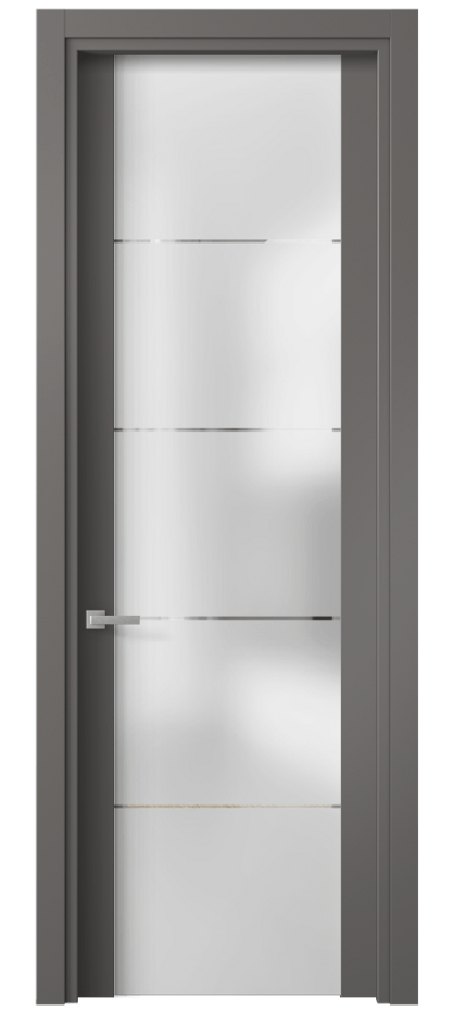 Дверь межкомнатная Planum 4114 Матовый классический серый Сатинированное стекло с гравировкой «КВАДРО», триплекс Гладкий наличник МКЛС Цена 60299 ₽ Наличники уже входят в базовый комплект. Фабрика дверей Волховец 8 (800) 551 43 19 Межкомнатная дверь Planum 4114 Матовый классический серый Сатинированное стекло с гравировкой «КВАДРО», триплекс Цена 60299 ₽ | Volhovec