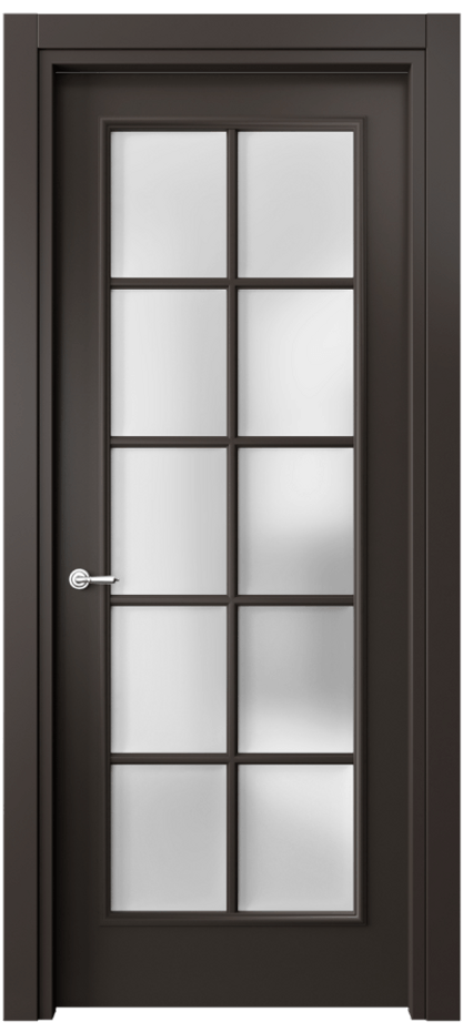 Дверь межкомнатная Paris 8102 Матовый антрацит Сатинированное стекло Гладкий наличник МАН Цена 57919 ₽ Наличники уже входят в базовый комплект. Фабрика дверей Волховец 8 (800) 551 43 19 Межкомнатная дверь Paris 8102 Матовый антрацит Сатинированное стекло Цена 57919 ₽| Volhovec