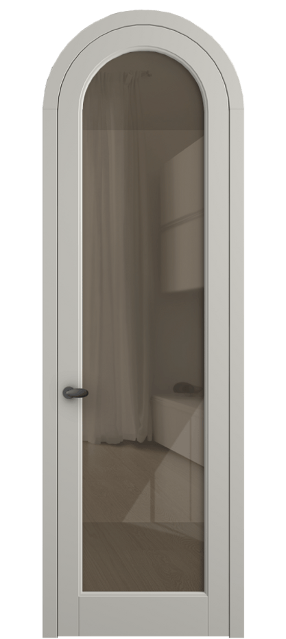 Дверь межкомнатная Палаццо 6814 Матовый тёплый серый Рефлективное бронзовое стекло "Стопсол", калёное 0536R МТСР Цена 133159 ₽ Наличники уже входят в базовый комплект. Фабрика дверей Волховец 8 (800) 551 43 19 Межкомнатная дверь Палаццо 6814 Матовый тёплый серый Рефлективное бронзовое стекло "Стопсол", калёное Цена 133159 ₽ | Volhovec