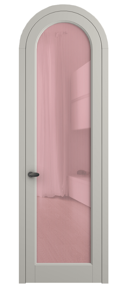 Дверь межкомнатная Палаццо 6814 Матовый тёплый серый Рифлёное розовое стекло "Дюна", триплекс 0536R МТСР Цена 131159 ₽ Наличники уже входят в базовый комплект. Фабрика дверей Волховец 8 (800) 551 43 19 Межкомнатная дверь Палаццо 6814 Матовый тёплый серый Рифлёное розовое стекло "Дюна", триплекс Цена 131159 ₽ | Volhovec