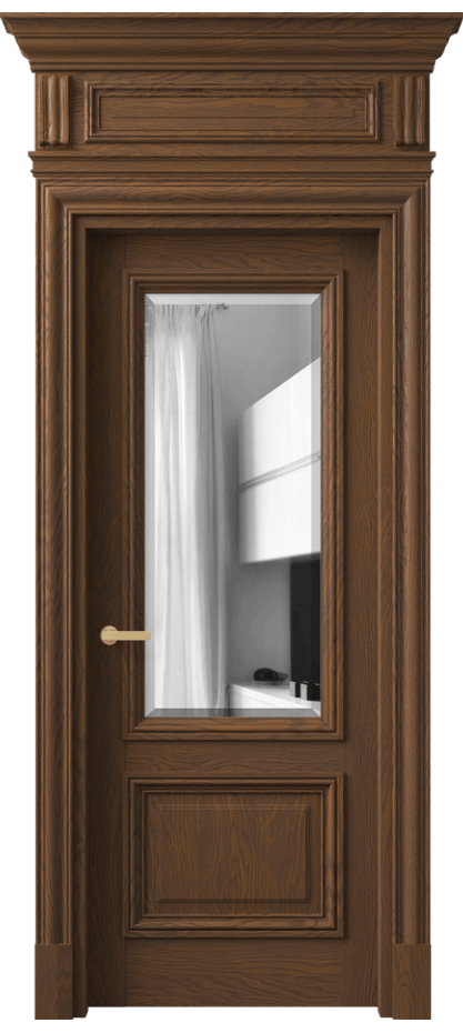 Дверь межкомнатная Antique 7302 Дуб каштановый матовый Двустороннее зеркало с фацетом, триплекс КЭП + Объёмный фриз + Карниз ДКШ.М Цена 271349 ₽ Наличники уже входят в базовый комплект. Фабрика дверей Волховец 8 (800) 551 43 19 Межкомнатная дверь Antique 7302 Дуб каштановый матовый Двустороннее зеркало с фацетом, триплекс Цена 271349 ₽ | Volhovec