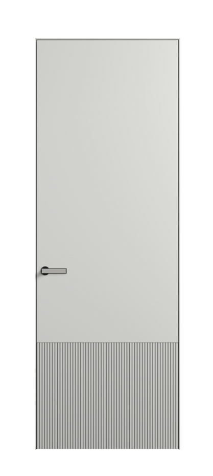 Дверь межкомнатная Вельвет АКП 8202 Матовый светло-серый. Скрытый короб Черный Цена 70469 . Фабрика дверей Волховец 8 (800) 551 43 19 Межкомнатная дверь Вельвет АКП 8202 Матовый светло-серый. Цена 70469 | Volhovec