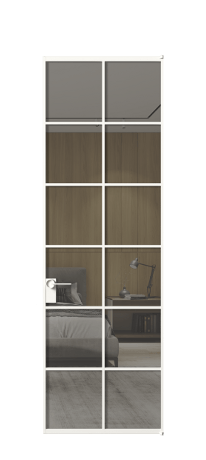 Алюминиевая дверь АЛПЛ040.05 Алюминий Белый Рефлективное серое стекло "Stopsol", калёное. Без короба бел Цена 152470 Стоимость комплекта двери включает:
1. Полотно (600/650/700/750/800/850/900/950*2000-2400 мм).
2. Короб
3. Комплект фурнитуры (2 торцевые петли и магнитный замок с ответной планкой). Фабрика дверей Волховец 8 (800) 551 43 19 Алюминиевая дверь АЛПЛ040.05 Алюминий Белый Рефлективное серое стекло "Stopsol", калёное Цена 152470 | Volhovec