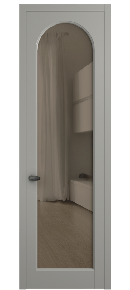 Дверь межкомнатная Палаццо 6804 Матовый нейтральный серый Прозрачное бронзовое стекло, триплекс 0536 МНСР Цена 19696950 so'm Наличники уже входят в базовый комплект. Фабрика дверей Волховец 8 (800) 551 43 19 Межкомнатная дверь Палаццо 6804 Матовый нейтральный серый Прозрачное бронзовое стекло, триплекс Цена 19696950 so'm | Volhovec