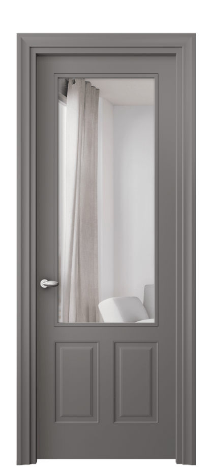 Дверь межкомнатная Esse 8522 Матовый классический серый Двустороннее зеркало, триплекс Фигурный универсальный наличник МКЛС Цена 57839 ₽ Наличники уже входят в базовый комплект. Фабрика дверей Волховец 8 (800) 551 43 19 Межкомнатная дверь Esse 8522 Матовый классический серый Двустороннее зеркало, триплекс Цена 57839 ₽ | Volhovec