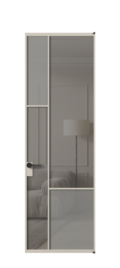 Дверь межкомнатная Mosaic АЛПЛ041.13 Алюминий светло-бежевый Сатинированное серое стекло, триплекс, 6 мм + Прозрачное серое стекло, триплекс Без короба АСБЖ Цена 165870 Стоимость комплекта двери включает:
1. Полотно (600/650/700/750/800/850/900/950*2000-2400 мм).
2. Короб
3. Комплект фурнитуры (2 торцевые петли и магнитный замок с ответной планкой). Фабрика дверей Волховец 8 (800) 551 43 19 Межкомнатная дверь Mosaic АЛПЛ041.13 Алюминий светло-бежевый Сатинированное серое стекло, триплекс, 6 мм + Прозрачное серое стекло, триплекс Цена 165870 ₽ | Volhovec