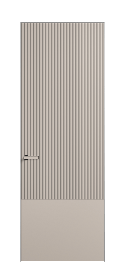 Дверь межкомнатная Velvet 8203 Матовый светло-бежевый. Скрытый короб Черный Цена 61189 . Фабрика дверей Волховец 8 (800) 551 43 19 Межкомнатная дверь Velvet 8203 Матовый светло-бежевый. Цена 61189  | Volhovec