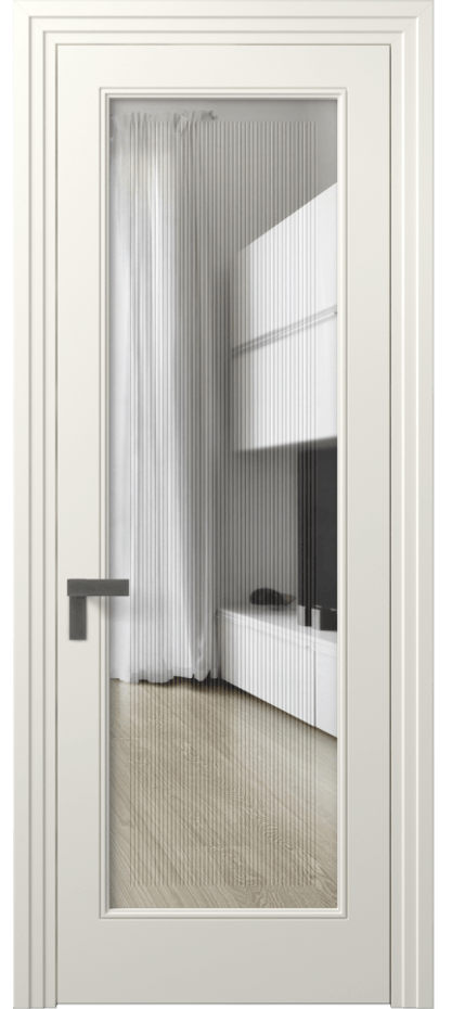 Дверь межкомнатная Рокка 8300 Матовый жемчужный Прозрачное стекло с гравировкой "Каннелюры", триплекс Каскадный компланарный наличник МЖМ Цена 75174 ₽ Наличники уже входят в базовый комплект. Фабрика дверей Волховец 8 (800) 551 43 19 Межкомнатная дверь Рокка 8300 Матовый жемчужный Прозрачное стекло с гравировкой "Каннелюры", триплекс Цена 75174 ₽ | Volhovec