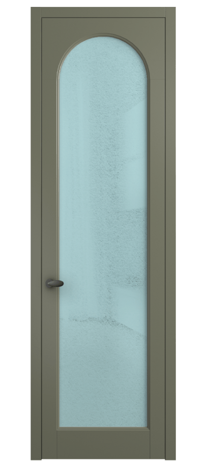 Дверь межкомнатная Палаццо 6804 Матовый оливковый тёмный Фактурное голубое стекло "Лёд", триплекс 0536 МОТ Цена 20914950 so'm Наличники уже входят в базовый комплект. Фабрика дверей Волховец 8 (800) 551 43 19 Межкомнатная дверь Палаццо 6804 Матовый оливковый тёмный Фактурное голубое стекло "Лёд", триплекс Цена 20914950 so'm | Volhovec