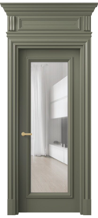 Дверь межкомнатная Antique 7300 Бук оливковый тёмный Рифлёное стекло "Moru", триплекс КЭП + Объёмный фриз + Карниз БОТ Цена 170609 ₽ Наличники уже входят в базовый комплект. Фабрика дверей Волховец 8 (800) 551 43 19 Межкомнатная дверь Antique 7300 Бук оливковый тёмный Рифлёное стекло "Moru", триплекс Цена 170609 ₽ | Volhovec