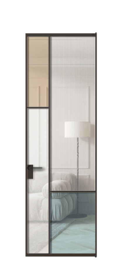 Дверь межкомнатная Mosaic АЛПЛ041.13 Алюминий антрацит Комбинация стекол Группы 1 и Группы 3 Без короба ААН Цена 6660 Стоимость комплекта двери включает:
1. Полотно (600/650/700/750/800/850/900/950*2000-2400 мм).
2. Короб
3. Комплект фурнитуры (2 торцевые петли и магнитный замок с ответной планкой). Фабрика дверей Волховец 8 (800) 551 43 19 Межкомнатная дверь Mosaic АЛПЛ041.13 Алюминий антрацит Комбинация стекол Группы 1 и Группы 3 Цена 6660 AZE | Volhovec