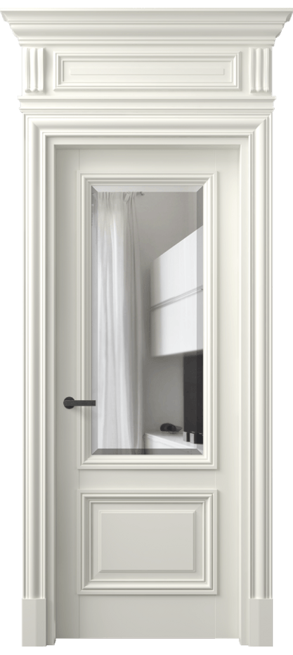 Дверь межкомнатная Антик 7302 Матовый жемчужный Прозрачное стекло с фацетом КЭП + Объёмный фриз + Карниз МЖМ Цена 162309 ₽ Наличники уже входят в базовый комплект. Фабрика дверей Волховец 8 (800) 551 43 19 Межкомнатная дверь Антик 7302 Матовый жемчужный Прозрачное стекло с фацетом Цена 162309 ₽ | Volhovec