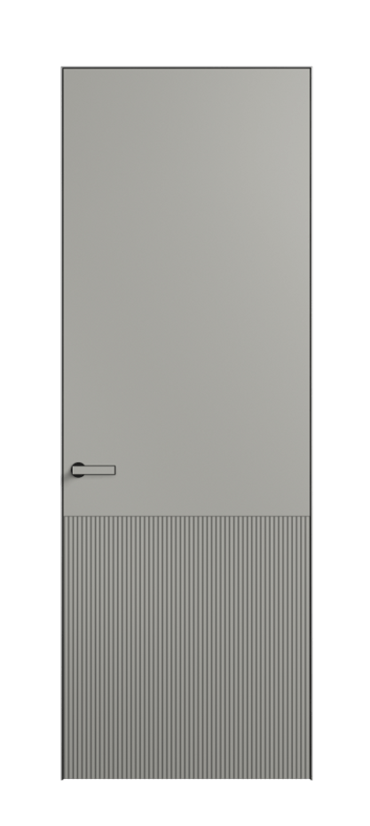 Дверь межкомнатная Velvet АКУ 8204 Матовый нейтральный серый. Скрытый универсальный короб Черный Цена 87369 . Фабрика дверей Волховец 8 (800) 551 43 19 Межкомнатная дверь Velvet АКУ 8204 Матовый нейтральный серый. Цена 87369 | Volhovec