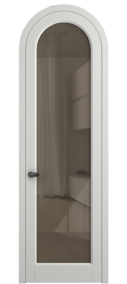 Дверь межкомнатная Палаццо 6814 Матовый светло-серый Рефлективное бронзовое стекло "Стопсол", калёное 0536R МССР Цена 133159 ₽ Наличники уже входят в базовый комплект. Фабрика дверей Волховец 8 (800) 551 43 19 Межкомнатная дверь Палаццо 6814 Матовый светло-серый Рефлективное бронзовое стекло "Стопсол", калёное Цена 133159 ₽ | Volhovec