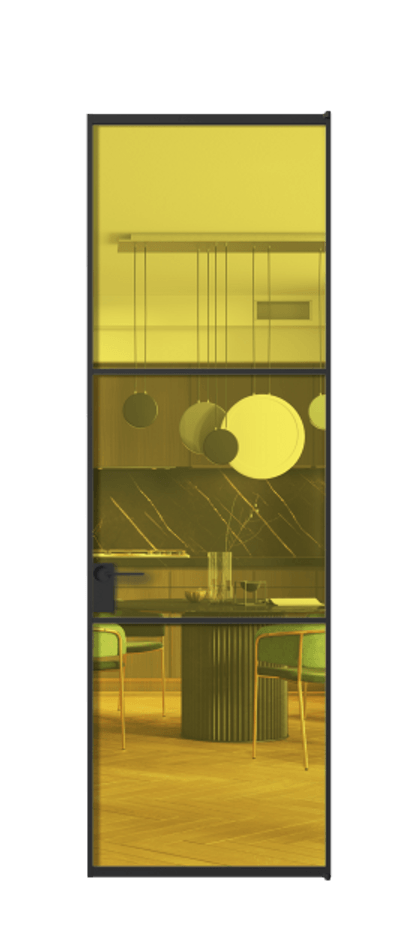 Алюминиевая дверь АЛПЛ040.03 Алюминий Черный Прозрачное жёлтое стекло, триплекс. Без короба чер Цена 120130 Стоимость комплекта двери включает:
1. Полотно (600/650/700/750/800/850/900/950*2000-2400 мм).
2. Короб
3. Комплект фурнитуры (2 торцевые петли и магнитный замок с ответной планкой). Фабрика дверей Волховец 8 (800) 551 43 19 Алюминиевая дверь АЛПЛ040.03 Алюминий Черный Прозрачное жёлтое стекло, триплекс Цена 120130 | Volhovec