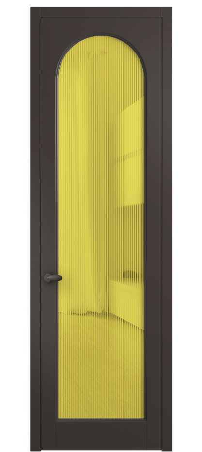 Дверь межкомнатная Палаццо 6804 Матовый антрацит Рифлёное желтое стекло "Дюна", триплекс 0536 МАН Цена 113330 ₽ Наличники уже входят в базовый комплект. Фабрика дверей Волховец 8 (800) 551 43 19 Межкомнатная дверь Палаццо 6804 Матовый антрацит Рифлёное желтое стекло "Дюна", триплекс Цена 113330 ₽ | Volhovec