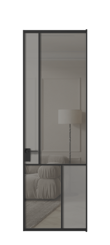 Дверь межкомнатная Mosaic АЛПЛ041.20 Алюминий Черный Сатинированное серое стекло, триплекс, 6 мм + Прозрачное серое стекло, триплекс, 6 мм Без короба чер Цена 150790 Стоимость комплекта двери включает:
1. Полотно (600/650/700/750/800/850/900/950*2000-2400 мм).
2. Короб
3. Комплект фурнитуры (2 торцевые петли и магнитный замок с ответной планкой). Фабрика дверей Волховец 8 (800) 551 43 19 Межкомнатная дверь Mosaic АЛПЛ041.20 Алюминий Черный Сатинированное серое стекло, триплекс, 6 мм + Прозрачное серое стекло, триплекс, 6 мм Цена 150790 ₽ | Volhovec