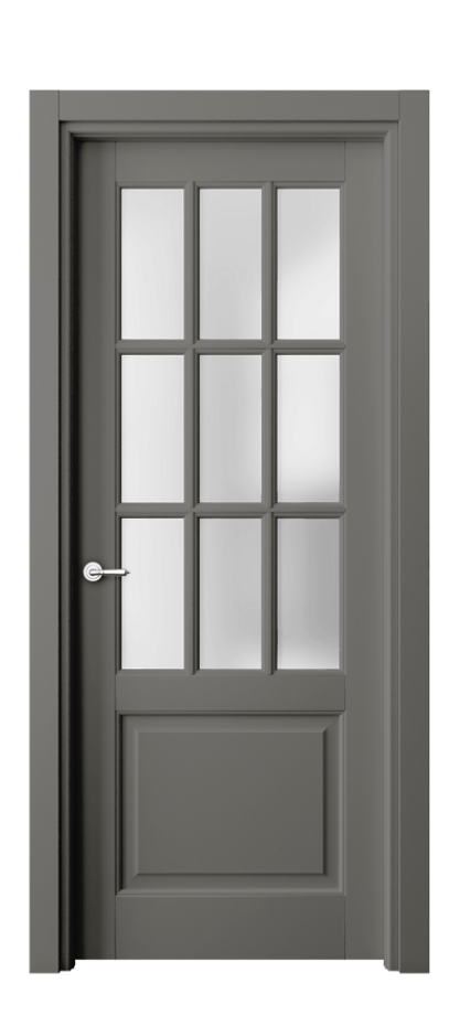 Дверь межкомнатная Toscana Grigliato 6312 Бук классический серый Сатинированное стекло Гладкий наличник БКЛС Цена 107599 ₽ Наличники уже входят в базовый комплект. Фабрика дверей Волховец 8 (800) 551 43 19 Межкомнатная дверь Toscana Grigliato 6312 Бук классический серый Сатинированное стекло Цена 107599 ₽ | Volhovec
