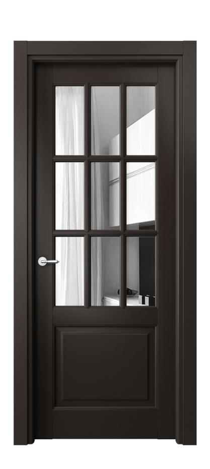 Дверь межкомнатная Тоскана Грильято 6312 Матовый антрацит Двустороннее зеркало, триплекс Гладкий наличник МАН Цена 114899 ₽ Наличники уже входят в базовый комплект. Фабрика дверей Волховец 8 (800) 551 43 19 Межкомнатная дверь Тоскана Грильято 6312 Матовый антрацит Двустороннее зеркало, триплекс Цена 114899 ₽ | Volhovec