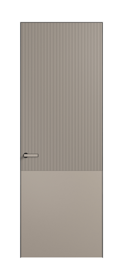 Дверь межкомнатная Velvet 8205 Матовый бисквитный. Скрытый короб Черный Цена 61189 . Фабрика дверей Волховец 8 (800) 551 43 19 Межкомнатная дверь Velvet 8205 Матовый бисквитный. Цена 61189  | Volhovec