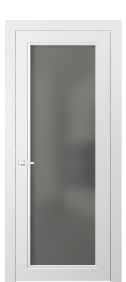 Дверь межкомнатная Neo Classic 8000 Матовый белоснежный Сатинированное серое стекло, триплекс, 8 мм Гладкий компланарный наличник МБЛ Цена 70299 ₽ Наличники уже входят в базовый комплект. Фабрика дверей Волховец 8 (800) 551 43 19 Межкомнатная дверь Neo Classic 8000 Матовый белоснежный Сатинированное серое стекло, триплекс, 8 мм Цена 70299 ₽ | Volhovec