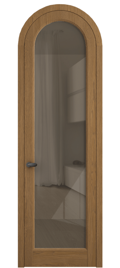 Дверь межкомнатная Палаццо 6814 Дуб пряный матовый Рефлективное бронзовое стекло "Stopsol", калёное 0536R ДПРМ Цена 214349 ₽ Наличники уже входят в базовый комплект. Фабрика дверей Волховец 8 (800) 551 43 19 Межкомнатная дверь Палаццо 6814 Дуб пряный матовый Рефлективное бронзовое стекло "Stopsol", калёное Цена 214349 ₽ | Volhovec