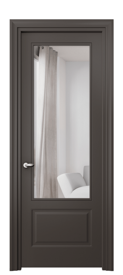 Дверь межкомнатная Esse 8542 Матовый антрацит Двустороннее зеркало, триплекс Фигурный универсальный наличник МАН Цена 57839 ₽ Наличники уже входят в базовый комплект. Фабрика дверей Волховец 8 (800) 551 43 19 Межкомнатная дверь Esse 8542 Матовый антрацит Двустороннее зеркало, триплекс Цена 57839 ₽ | Volhovec