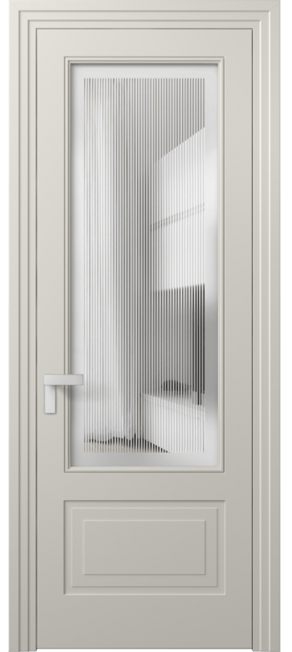 Дверь межкомнатная Rocca 8342 Матовый облачно-серый Сатинированное с гравировкой "Каннелюры", триплекс, 7 мм Каскадный компланарный наличник МОС Цена 86899 ₽ Наличники уже входят в базовый комплект. Фабрика дверей Волховец 8 (800) 551 43 19 Межкомнатная дверь Rocca 8342 Матовый облачно-серый Сатинированное с гравировкой "Каннелюры", триплекс, 7 мм Цена 86899 ₽ | Volhovec