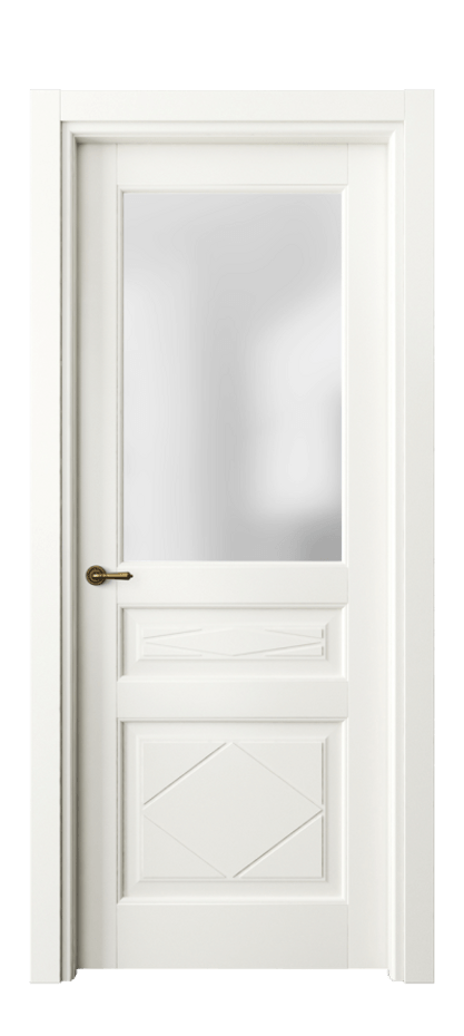 Дверь межкомнатная Тоскана Ромбо 6344 Матовый жемчужный Сатинированное стекло Гладкий наличник МЖМ Цена 98899 ₽ Наличники уже входят в базовый комплект. Фабрика дверей Волховец 8 (800) 551 43 19 Межкомнатная дверь Тоскана Ромбо 6344 Матовый жемчужный Сатинированное стекло Цена 98899 ₽ | Volhovec