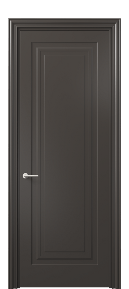 Дверь межкомнатная Mascot 8401 Матовый антрацит  Фигурный наличник МАН Цена 70199 ₽ Наличники уже входят в базовый комплект. Фабрика дверей Волховец 8 (800) 551 43 19 Межкомнатная дверь Mascot 8401 Матовый антрацит  Цена 70199 ₽ | Volhovec