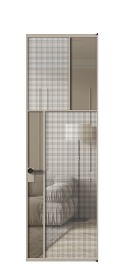 Дверь межкомнатная Mosaic АЛПЛ041.22 Алюминий бисквитный Декоративное стекло с сеткой "Mesh silver", триплекс, 6 мм + Прозрачное бронзовое стекло, триплекс Без короба АБСК Цена 171870 Стоимость комплекта двери включает:
1. Полотно (600/650/700/750/800/850/900/950*2000-2400 мм).
2. Короб
3. Комплект фурнитуры (2 торцевые петли и магнитный замок с ответной планкой). Фабрика дверей Волховец 8 (800) 551 43 19 Межкомнатная дверь Mosaic АЛПЛ041.22 Алюминий бисквитный Декоративное стекло с сеткой "Mesh silver", триплекс, 6 мм + Прозрачное бронзовое стекло, триплекс Цена 171870 ₽ | Volhovec