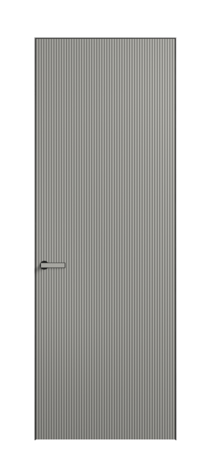 Дверь межкомнатная Velvet 8201 Матовый нейтральный серый. Скрытый короб Черный Цена 61189 . Фабрика дверей Волховец 8 (800) 551 43 19 Межкомнатная дверь Velvet 8201 Матовый нейтральный серый. Цена 61189 | Volhovec