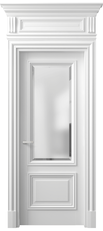 Дверь межкомнатная Антик 7302 Матовый белоснежный Сатинированное стекло с фацетом КЭП + Объёмный фриз + Карниз МБЛ Цена 162309 ₽ Наличники уже входят в базовый комплект. Фабрика дверей Волховец 8 (800) 551 43 19 Межкомнатная дверь Антик 7302 Матовый белоснежный Сатинированное стекло с фацетом Цена 162309 ₽ | Volhovec