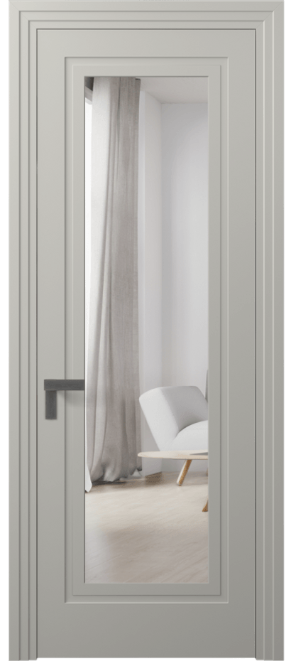 Дверь межкомнатная Rocca 8303 Матовый тёплый серый Двустороннее зеркало, триплекс Каскадный компланарный наличник МТСР Цена 71319 ₽ Наличники уже входят в базовый комплект. Фабрика дверей Волховец 8 (800) 551 43 19 Межкомнатная дверь Rocca 8303 Матовый тёплый серый Двустороннее зеркало, триплекс Цена 71319 ₽ | Volhovec