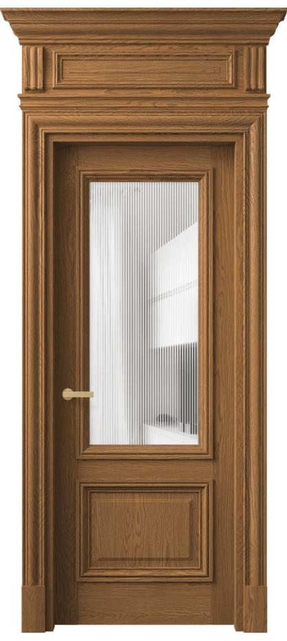 Дверь межкомнатная Antique 7302 Дуб пряный матовый Рифлёное стекло "Дюна", триплекс КЭП + Объёмный фриз + Карниз ДПР.М Цена 270349 ₽ Наличники уже входят в базовый комплект. Фабрика дверей Волховец 8 (800) 551 43 19 Межкомнатная дверь Antique 7302 Дуб пряный матовый Рифлёное стекло "Дюна", триплекс Цена 270349 ₽ | Volhovec