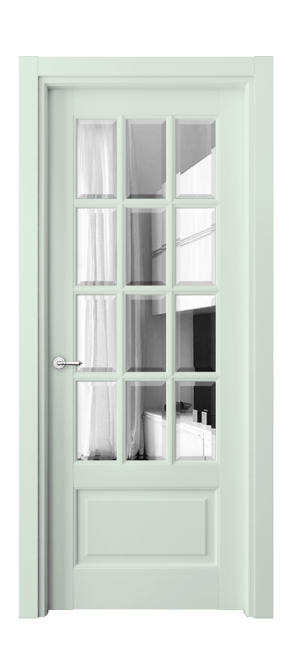 Дверь межкомнатная Toscana Grigliato 6313 Бук белоснежный Двустороннее зеркало с фацетом, триплекс Гладкий наличник ББЛ Цена 117599 ₽ Наличники уже входят в базовый комплект. Фабрика дверей Волховец 8 (800) 551 43 19 Межкомнатная дверь Toscana Grigliato 6313 Бук белоснежный Двустороннее зеркало с фацетом, триплекс Цена 117599 ₽ | Volhovec