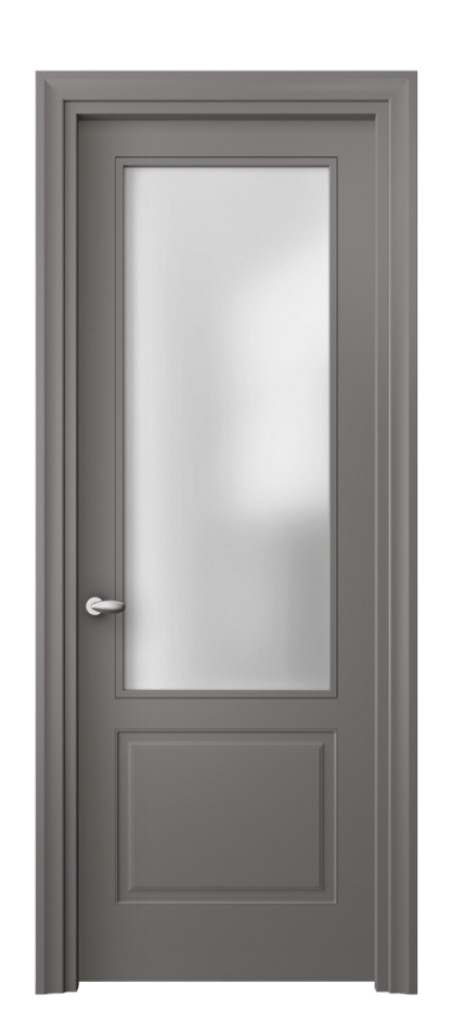 Дверь межкомнатная Esse 8552 Матовый классический серый Сатинированное стекло Фигурный универсальный наличник МКЛС Цена 56239 ₽ Наличники уже входят в базовый комплект. Фабрика дверей Волховец 8 (800) 551 43 19 Межкомнатная дверь Esse 8552 Матовый классический серый Сатинированное стекло Цена 56239 ₽ | Volhovec